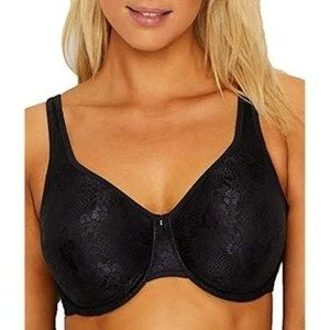 Wacoal Clear & Classic 855244 Size 40D Black Underwire Bra